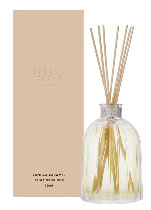 Peppermint Grove Diffuser 350ml Vanilla Caramel