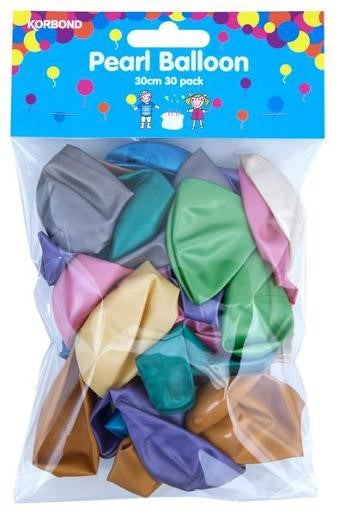 Korbond Balloon Pearl 30cm 30 pack