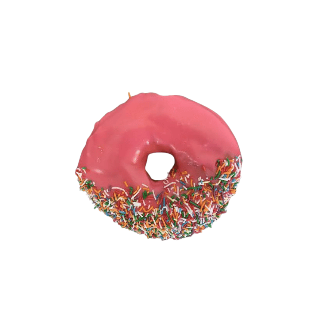 Homestyle Single Pink Iced Donut (Large)