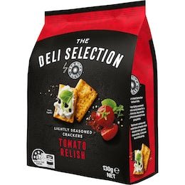 Red Rock Deli The Deli Selection Crackers Tomato Relish 130g