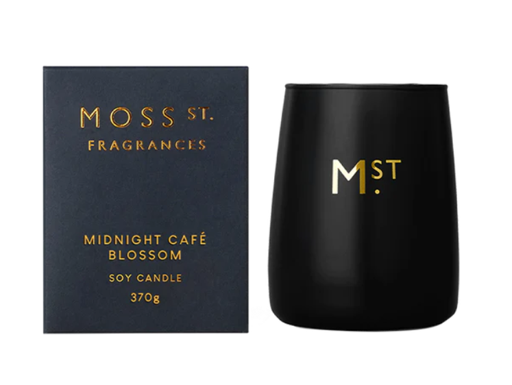 Moss St Candle 370g Midnight Cafe Blossom