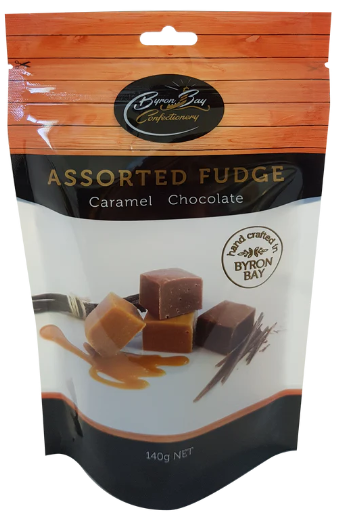 Byron Bay Assorted Fudge 140g