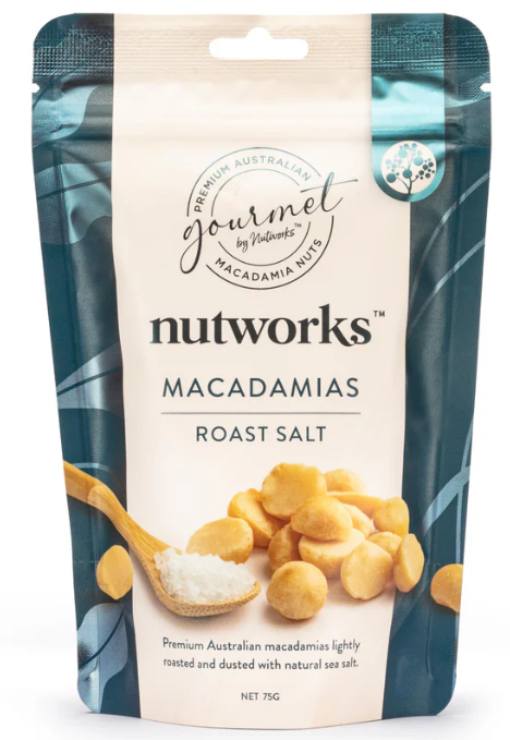 Nutworks Roast Salt Macadamias 75g