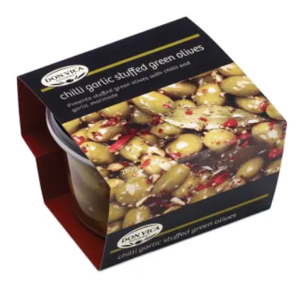 Don Vica Green Olives Cheese Stuffed 280g