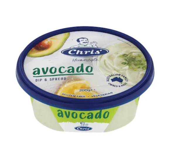 Chris' Homestyle Avocado Dip 200g