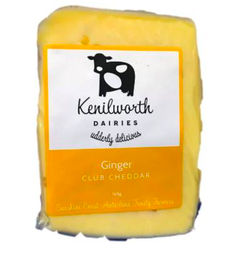 Kenilworth Ginger Club Cheddar 165g