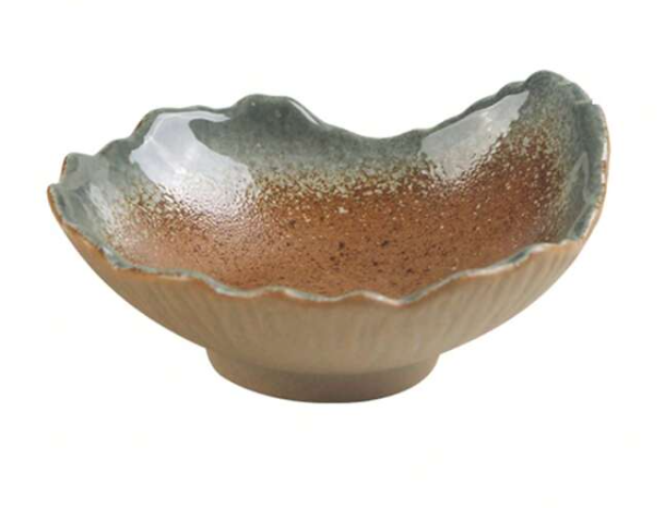 Green & Brown Ceramic Bowl