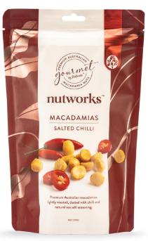 Nutworks Salted Chilli Macadamias 200g