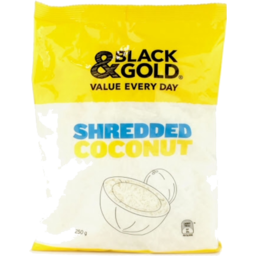 Black & Gold Shredded Coconut 250g