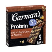 Carmans Protein Bars Salted Dark Choc & Almond 5 Pack