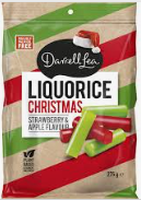 Darrell Lea Liquorice Christmas Strawberry & Apple 275g