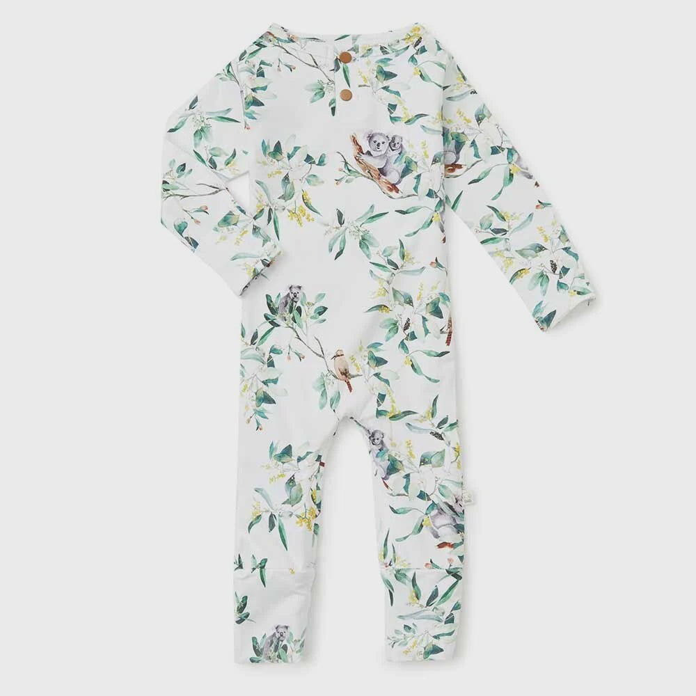 Snuggle Hunny Eucalypt Growsuit 3-6M (00)