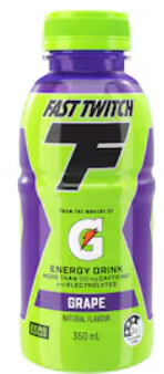Gatorade Fast Twitch Energy Drink Grape 350mL