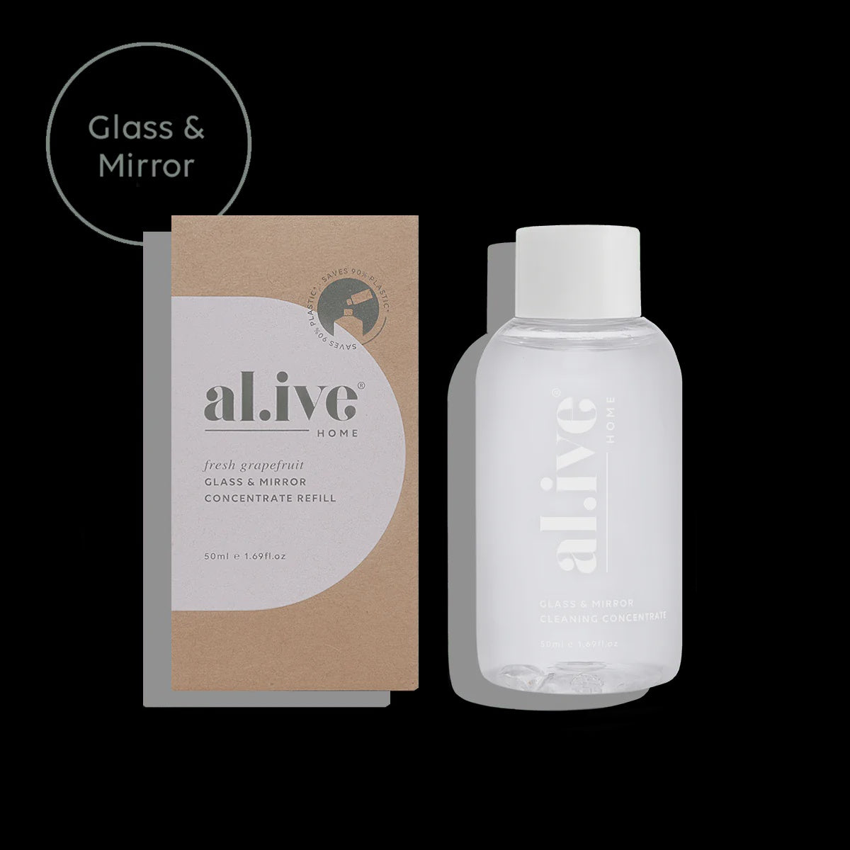 Alive Glass & Mirror Concentrate Refill 50ml