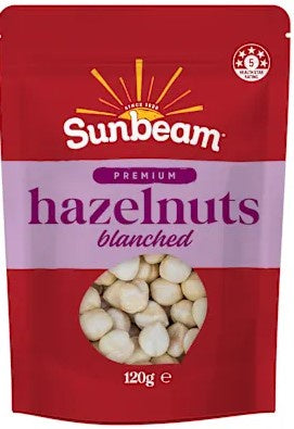 Sunbeam Nuts Blanched Hazelnuts 120g