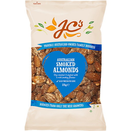 JC's Almonds Smoked 375g