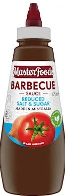 Masterfoods Barbecue Sauce Reduced Salt & Sugar 475ml