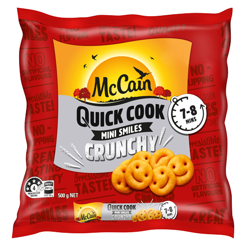 McCain Quick Cook Crinkle Cut Crunchy Chips 750g