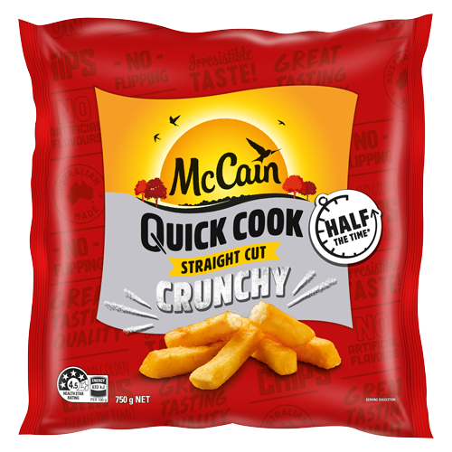 McCain Quick Cook Straight Cut Chips 750g