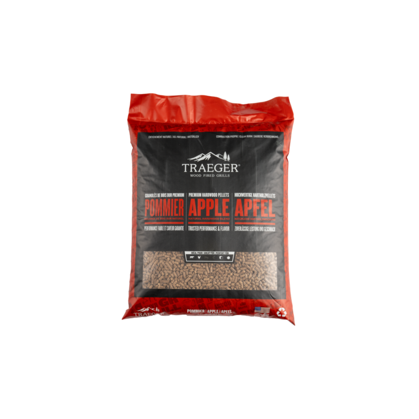 Traeger Apple Wood Pellet Blend 9kg