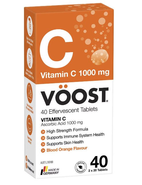 Voost Effervescent Vitamin C 40 Pk