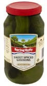 Spring  Gully Sweet Spiced Gherkins Whole 550g