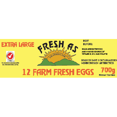 Fresh As Cage Eggs 700gm