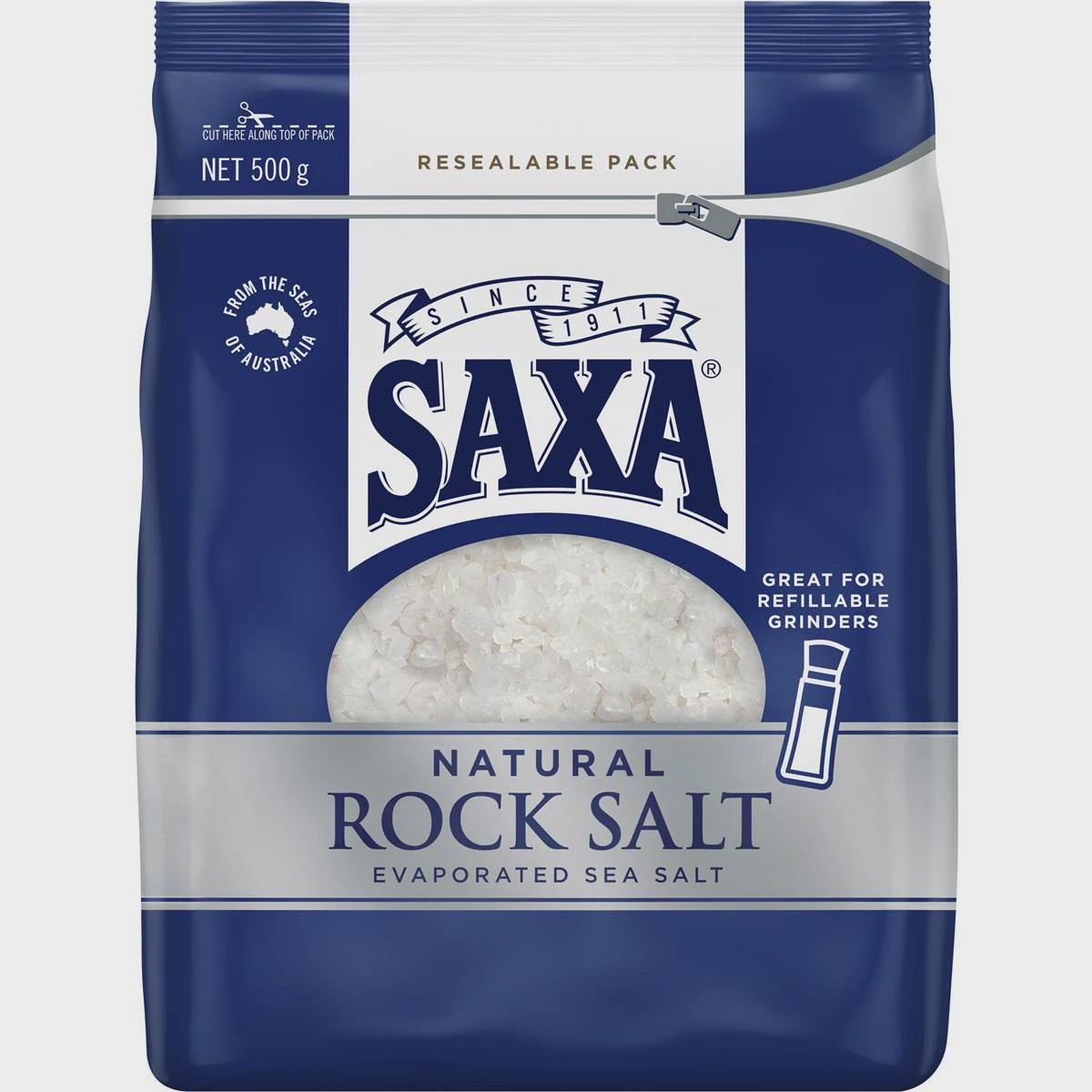 Saxa Rock Salt Natural 500g