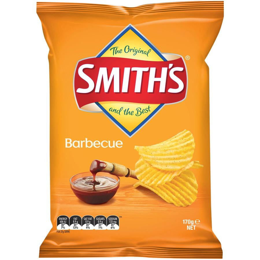 Smith's Crinkle Cut Chips BBQ 170g *