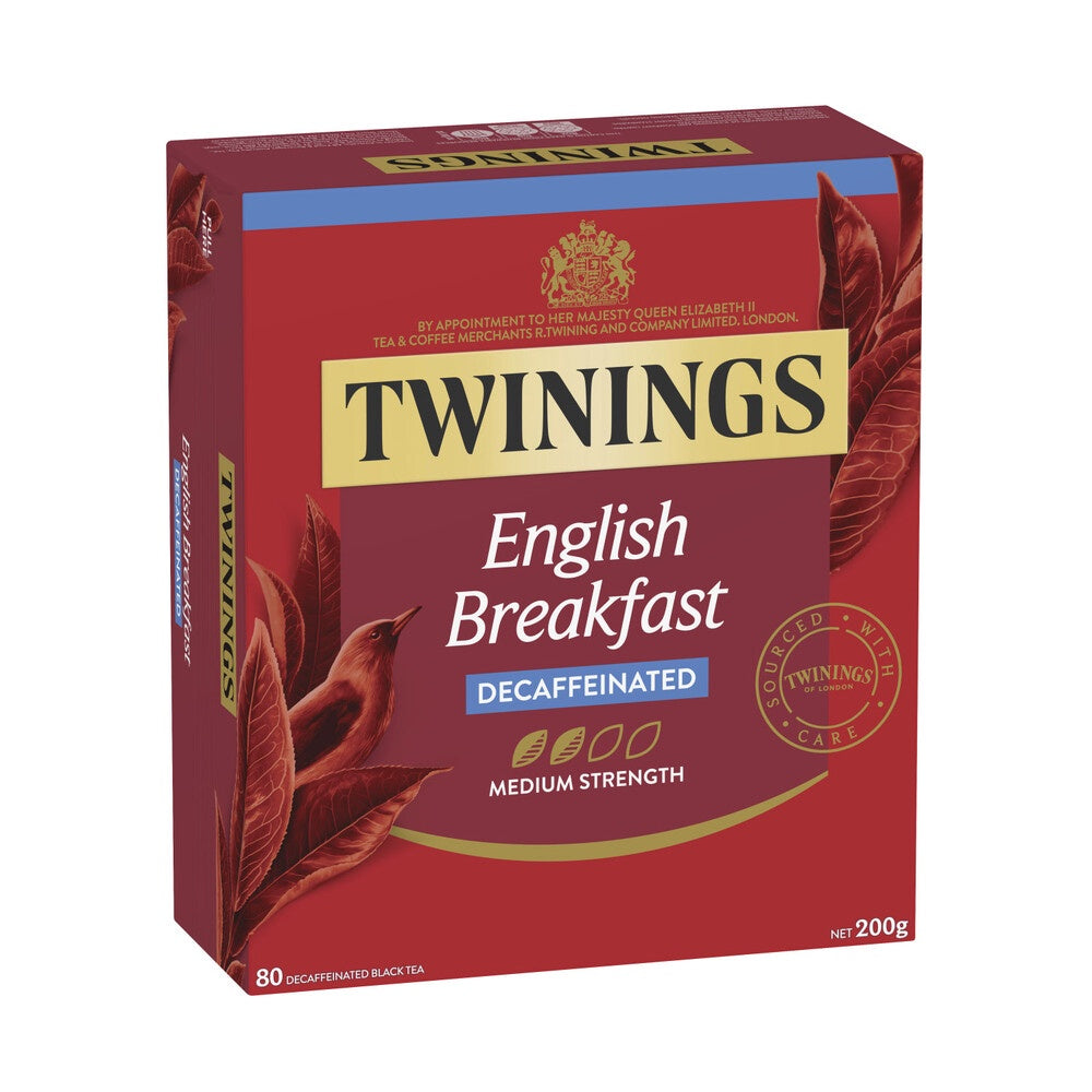 Twinings Tea Bags English Breakfast Decaffeinated 80pk