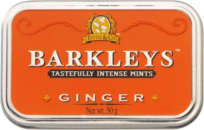 Barkleys Mints Ginger Tin 50g