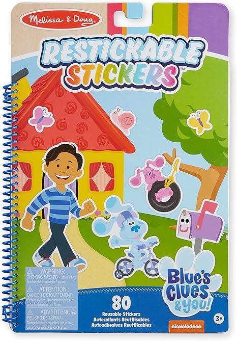 Melissa & Doug Blue's Clues Restickable Sticker Book