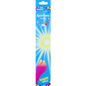 Korbond Coloured Sparklers 16pk