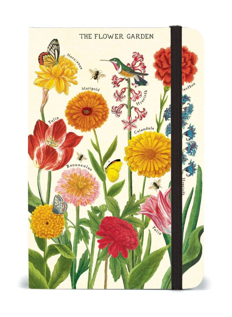 Cavallini Notebook Small - Flower Garden