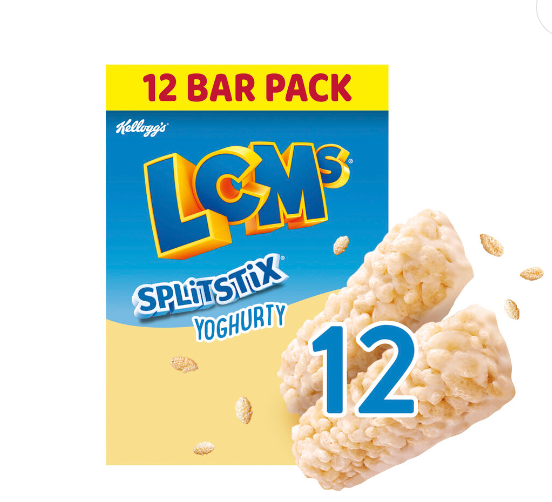 Kelloggs LCMs Splitstix Yoghurty 12pk