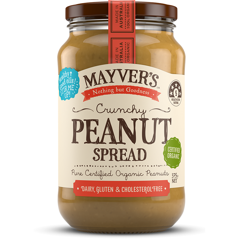 Mayver's Peanut Butter Crunchy 375g