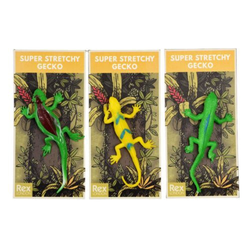 Rex London Creepy Crawlies - Assorted Super Stretchy Geckos