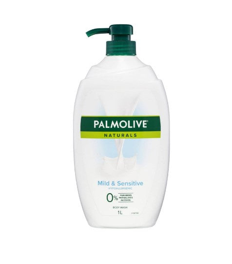 Palmolive Naturals Shower Milk Body Wash Mild & Sensitive Hypoallergenic , 1 Litre