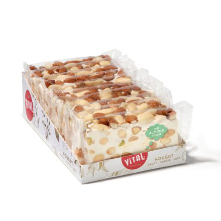 Vital Nougat Almond & Pistachio Slice 100g