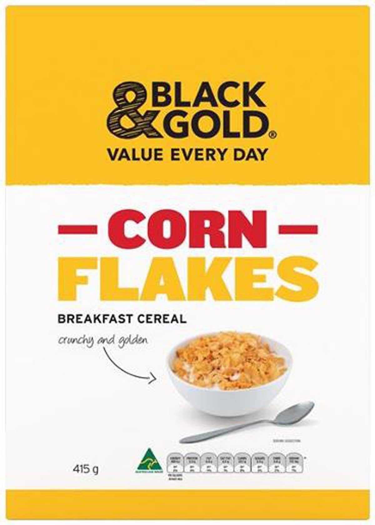 Black & Gold Corn Flakes 440g