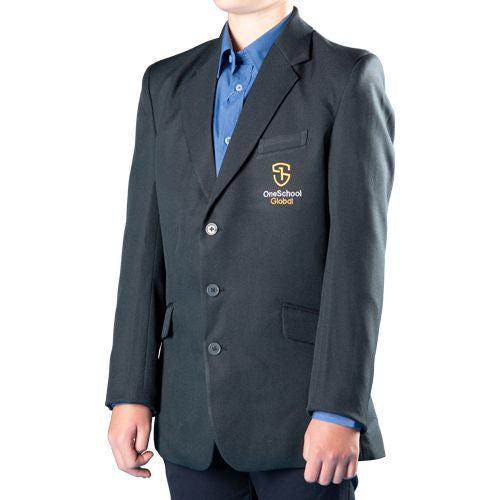 Blazer Navy Boys with Logo Size 22