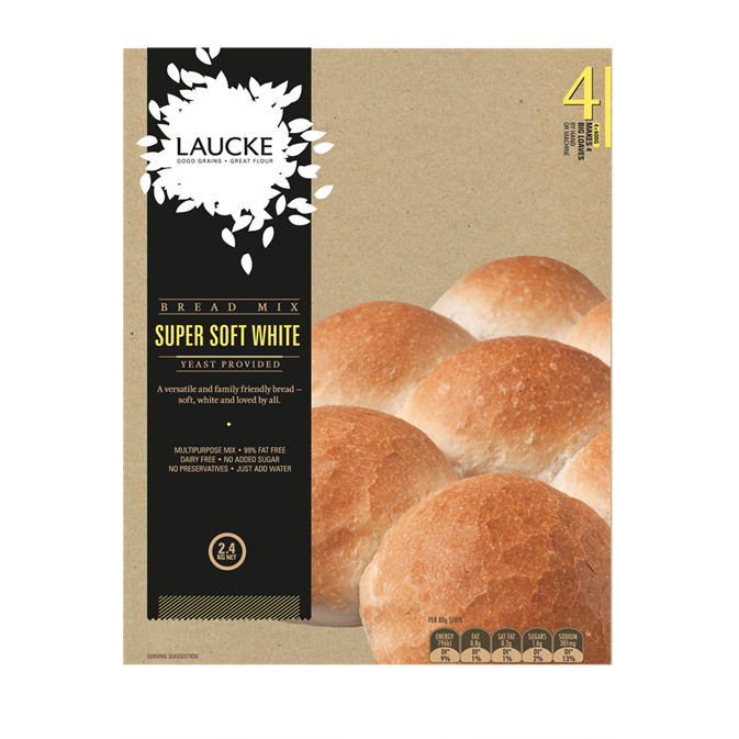 Laucke Super Soft White Bread Mix 2.4kg **